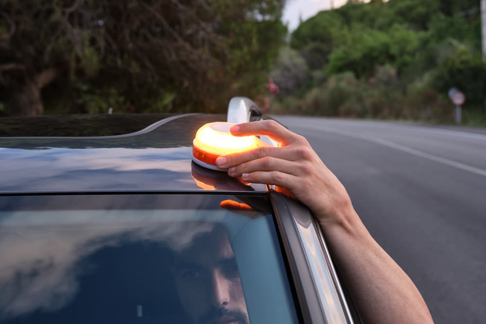 Luz de emergencia para el coche