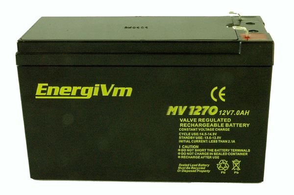 Bateria Energivm MV1270 12V 7A - Imagen 1