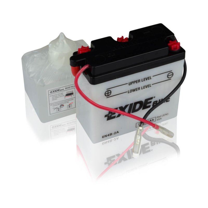 Bateria Exide 6N4B-2A 6V 4Ah - Imagen 2