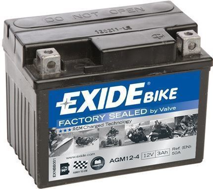 Bateria Exide AGM12-4 12V 3Ah - Imagen 1