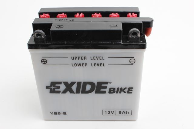 Bateria de moto Exide YB9-B Con pac de acido inc 12V 9Ah