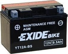 Bateria Exide ET12A-BS 12V 9.5Ah ( YT12A-BS ) - Imagen 1
