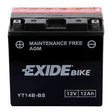 Bateria Exide ET14B-BS 12V 12Ah    ( YT14B-BS ) - Imagen 1