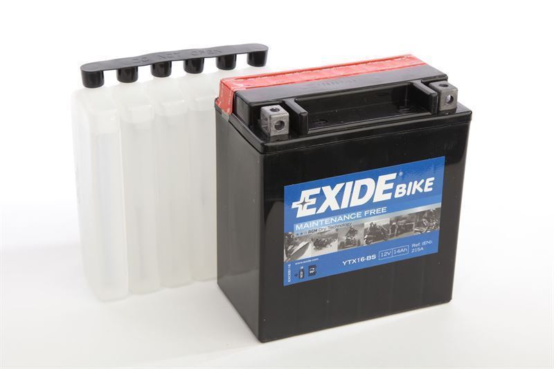 YB16-B Tudor Exide 12V 19Ah 190A · Batería para Moto