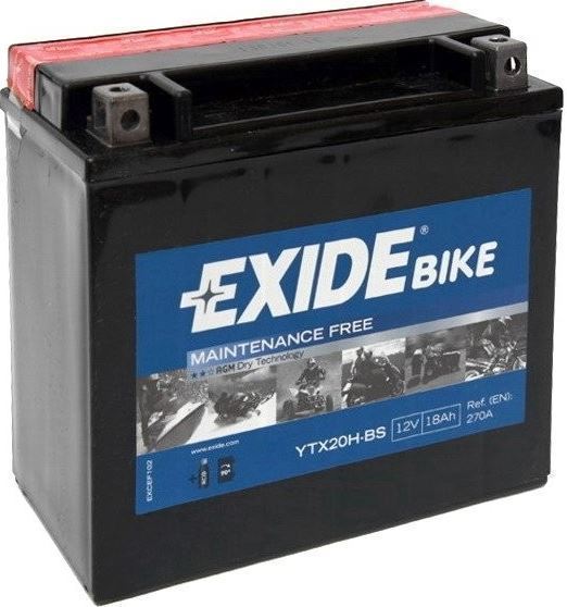 Bateria Exide ETX20H-BS 12V 18Ah ( YTX20H-BS ) - Imagen 1
