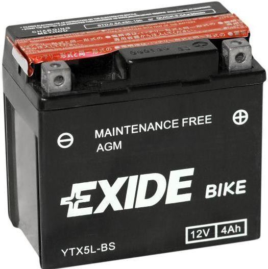 Bateria Exide ETX5L-BS 12V 4Ah ( YTX5L-BS ) - Imagen 1