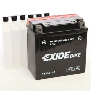 Bateria Exide ETX9C-BS 12V 9Ah    ( YTX9C-BS ) - Imagen 1