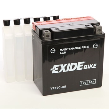 Bateria Exide ETX9C-BS 12V 9Ah    ( YTX9C-BS ) - Imagen 1