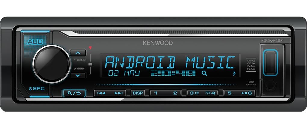 Receptor Kenwood KMM-124 USB y AUX - Imagen 1